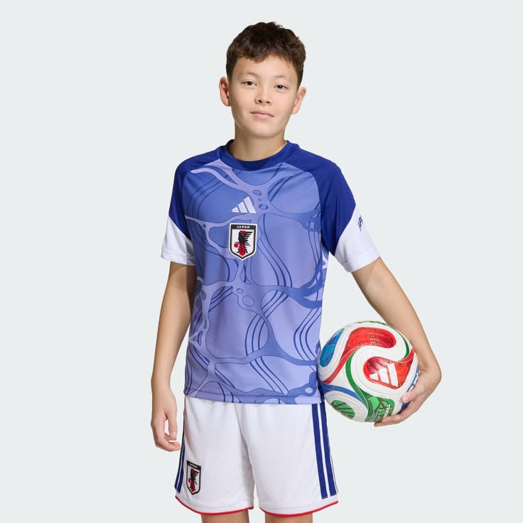 Custom Kids Soccer Uniforms Wholesale Football Jersey of Japan  for Children Sports Training Breathable Soccer Jersey for Boy 7801