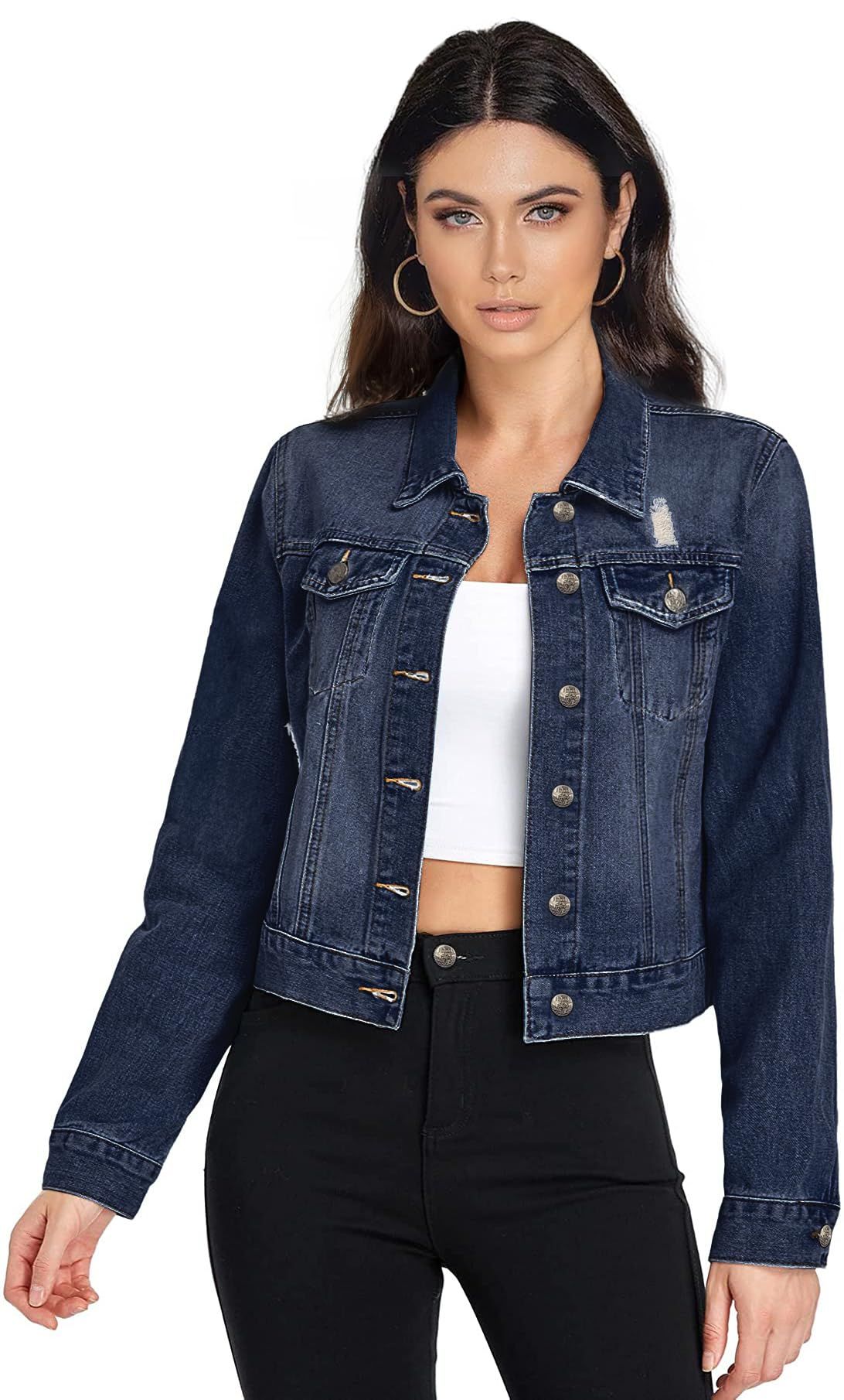 21 Timeless Classic Denim Blue Jean Jackets for Women: Summer Jackets