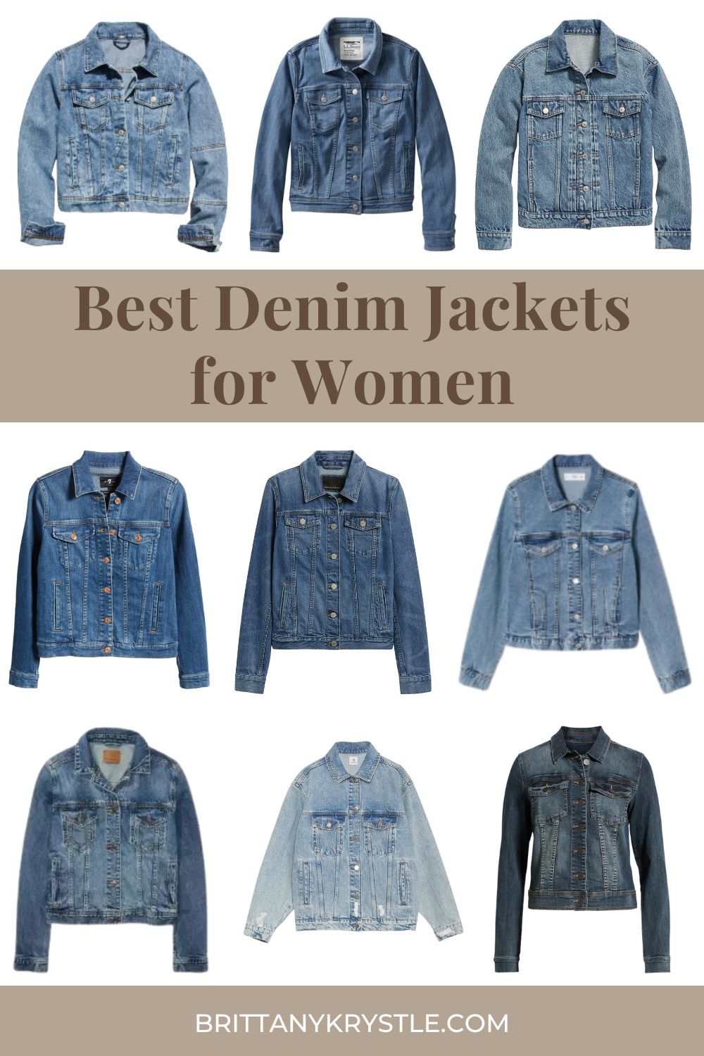 21 Timeless Classic Denim Blue Jean Jackets for Women: Summer Jackets